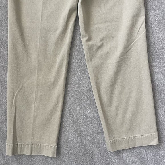 Talbots Pants Womens 6 Beige Cropped Signature Casual Straight Leg Stretch - Picture 12 of 12